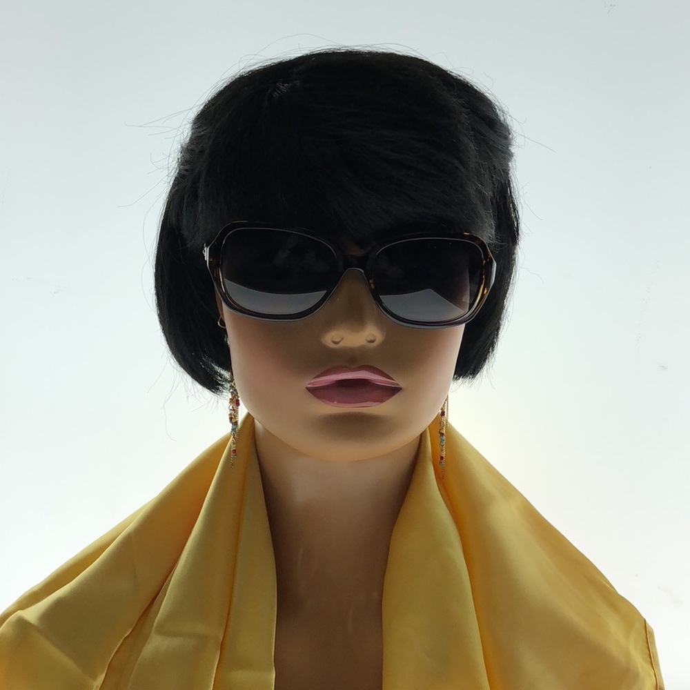 Oleg Cassini Round Tortoise Shell Multicolored Fr… - image 5